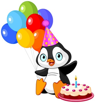 pingüino en cumpleaños infantiles