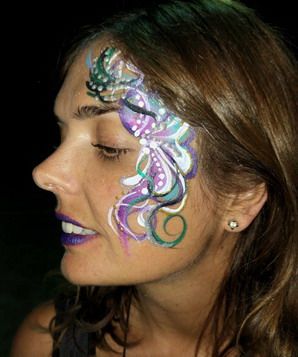 maquillaje fantasia mujer noche