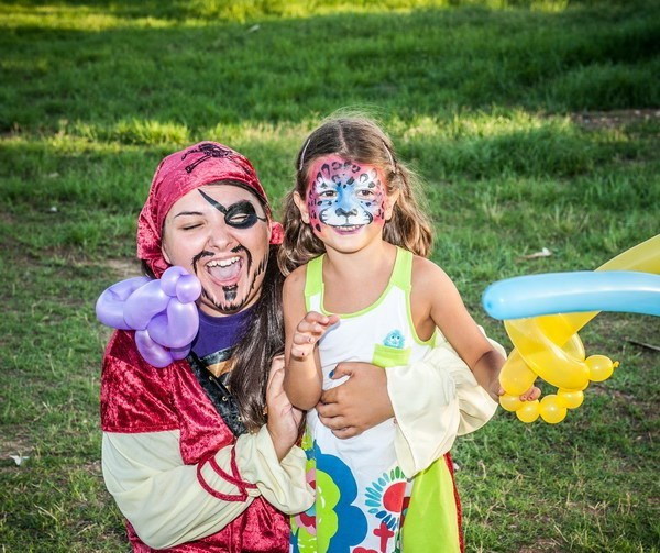 disfraces de piratas en un cumple infantil