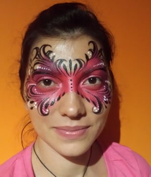 maquillaje para carnaval mujer mascara