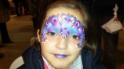 maquillaje de carnaval niña princesa