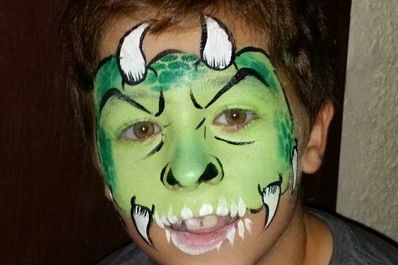 maquillaje halloween niños dragon